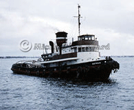 The wellknown Tug 'Batman' coming to tow us out